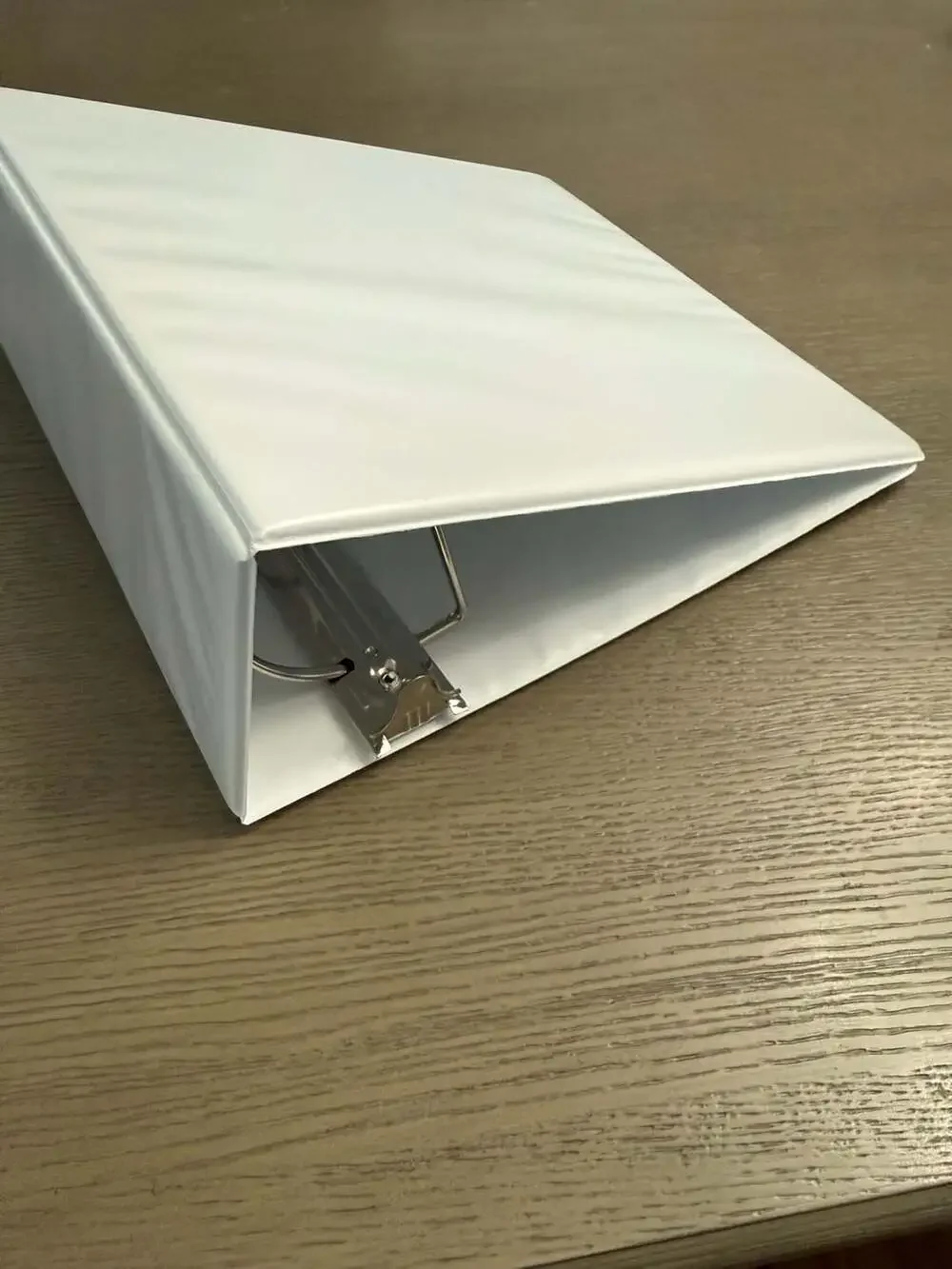 3 Ring Binder, Slant D-Ring, View, Pockets (5 Inch, White)